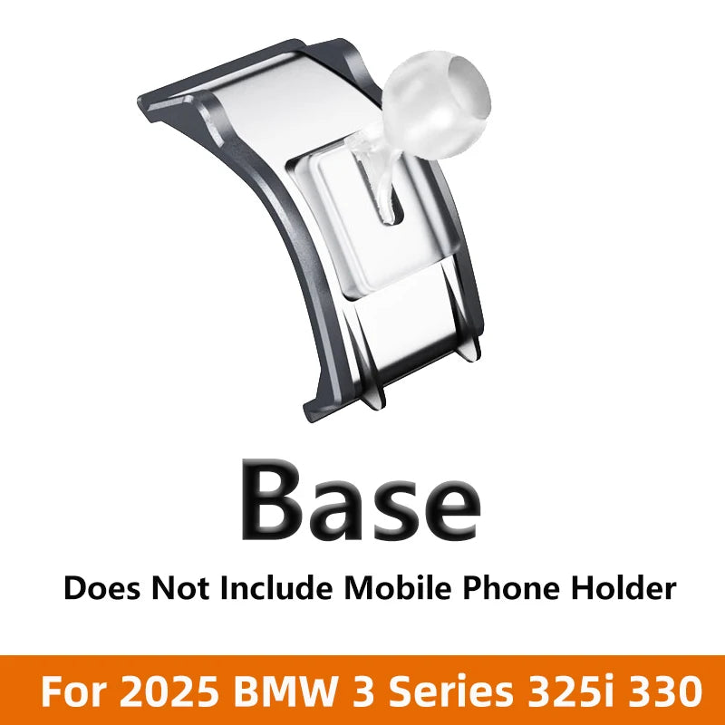 Car Phone Holder For 2025 2026 BMW 3 4 Series 330i 320 Exclusive Base GPS Stand Magnetic Chargre Interior Accessories