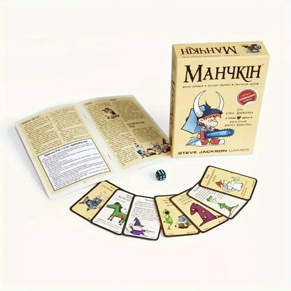 Board game in Russian "manchkin: My Monster • hayou treasure"-card game, fun party game, great for