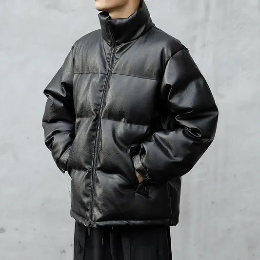Thick Solid Color Men's Coats Winter Trend 2025 Male Jackets Warm Novelty In Cheap Clothes Offer On Fast Delvery Work Y2k Sale