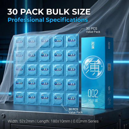 30pcs/pack Condoms Warehouse Shipped, Ultra Thin Intimate Adult Products for Maximum Pleasure