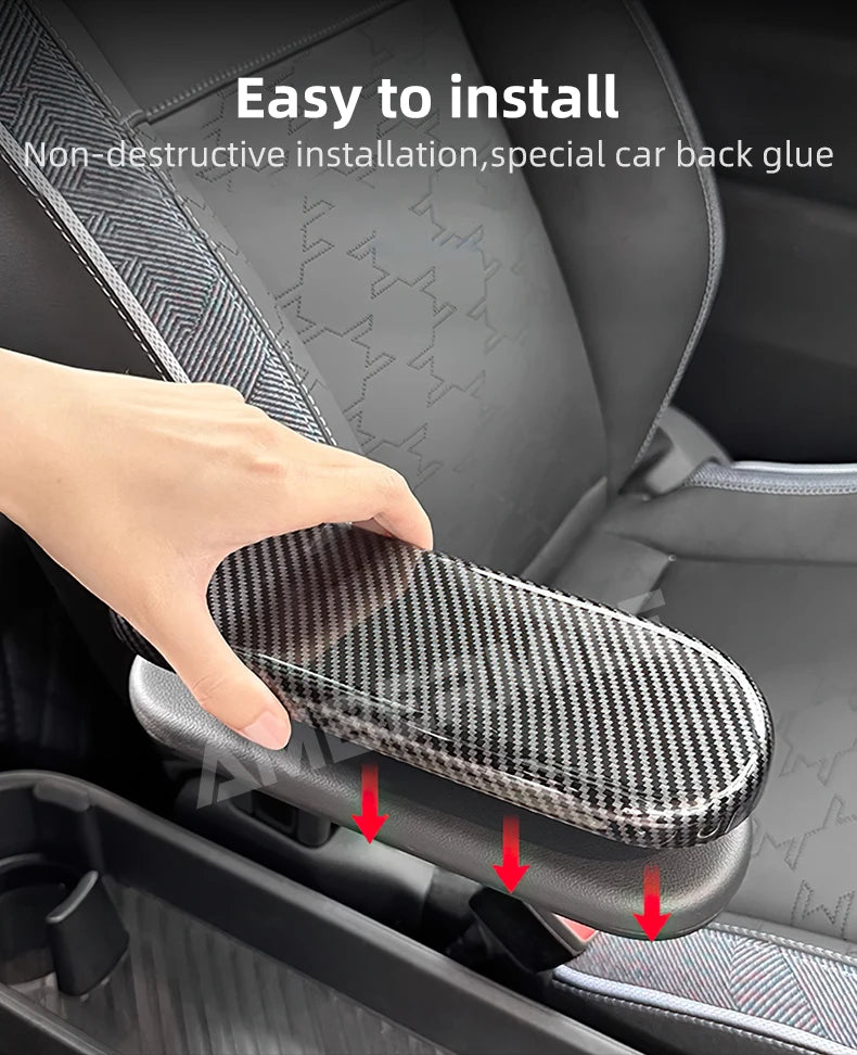 For MINI Cooper E/SE J01 EV Aceman J05 2024 2025 Car Center Console Storage Box Armrest Panel Cover Sticker Interior Accessories