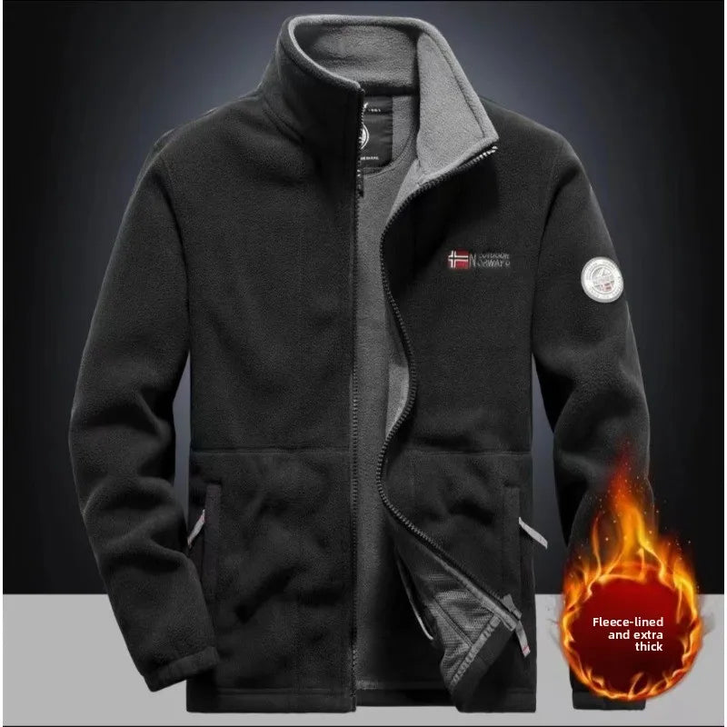 New Men's Autumn Winter Outdoor Casual Fleece Warm Patagonia Jacket Comfortable Fashionable Windproof Breathable and Trendy Top