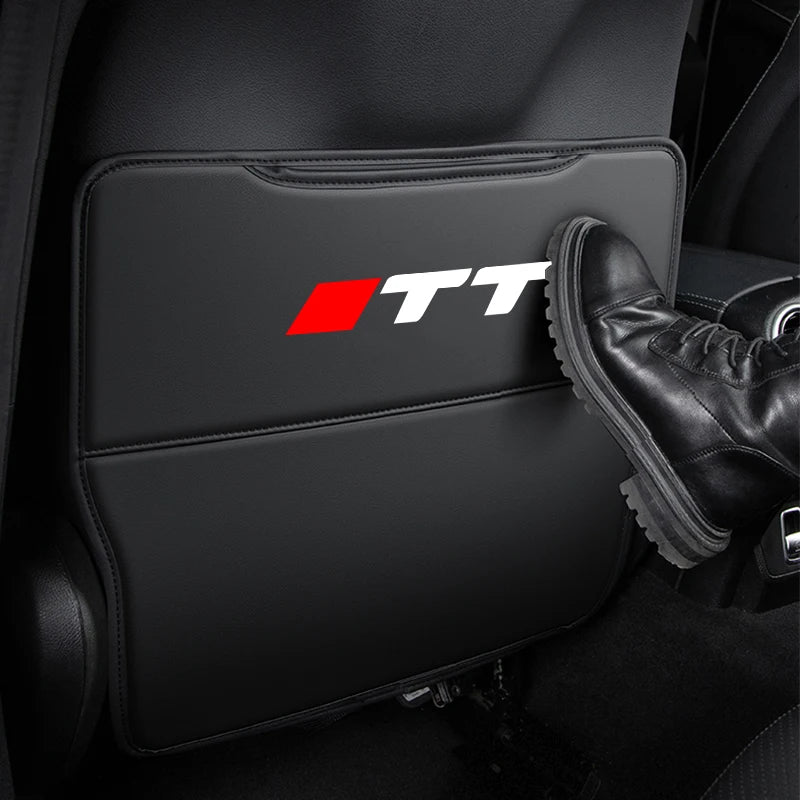 For Audi Q3 Q7 Q8 TT Car Seat Back Anti-Kick Protector Pad Rear Seat Anti-Dirty & Anti-Scratch Mat