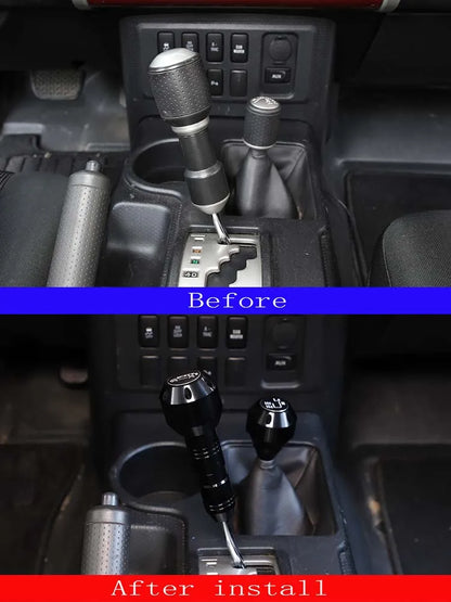For Toyota FJ Cruiser 2007-2021 Car Gear Grip Head Shift Knob Modification Aluminum alloy interior Accessories