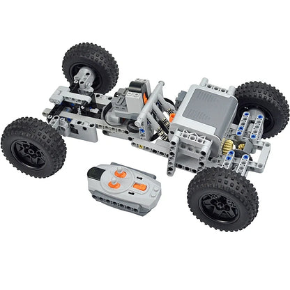 MOC Expert Technical Car Power Function Motor Parts  Buiding Block With RC Motor Vehicle Brick Toys For Children Gifts Leduo
