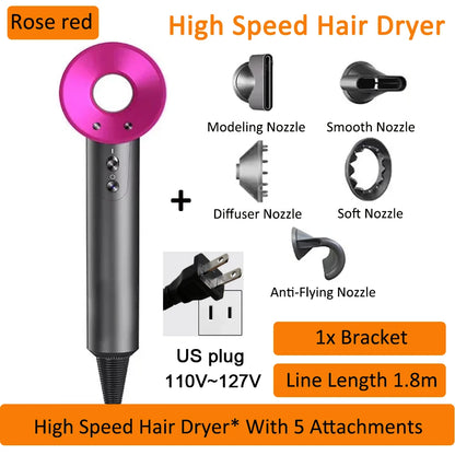 Professinal Negative Ion For Dyson Hair Dryer Hairdryer Leafless Constant Temperature High Speed Quick Dry Home Powerful Electri