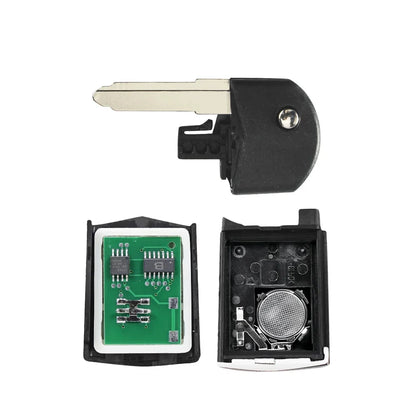 KEYYOU With Battery For Mazda 2 / 3 / 5 / 6 / MX5 / CX7 SKE126-01 Folding Remote Key Car Starter 2/3 Buttons 433MHz 4D63 Chip
