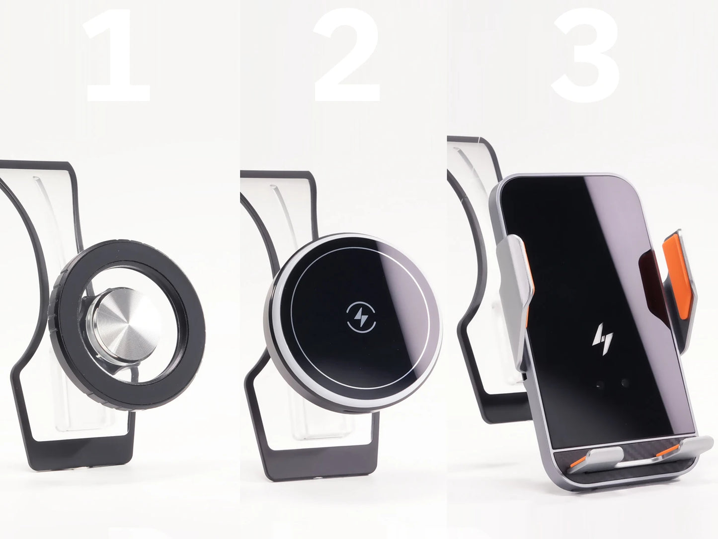 For Mercedes-Benz GLC X253 2016-2020 2021 2022 Special Car Phone Holder Base Wireless Charging Holder Car MagSafe Holder Charger