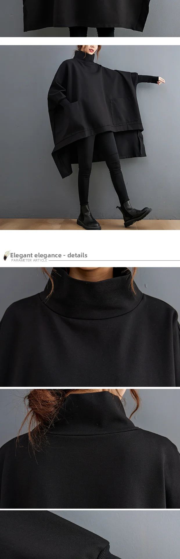 plus Size High Collar Casual Long Sve Sweatirt for plus Size Women Autumn Faion Comfortable Loose Fit Slimming Effect