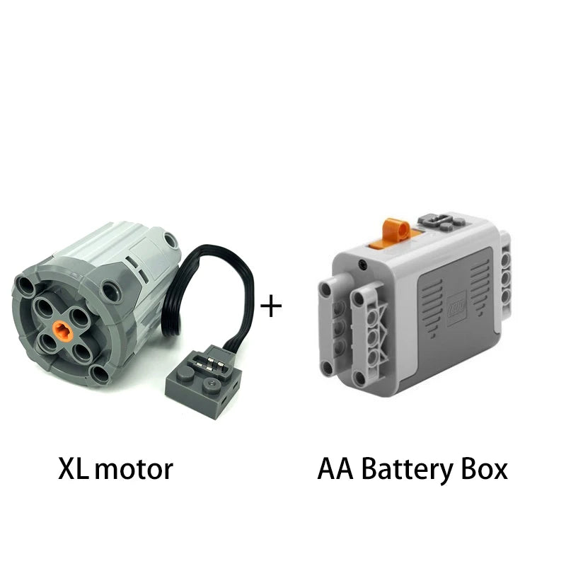 MOC High-Tech Parts M XL L Motor Servo Power Functions Motor Multi Tool PF 8293 8883 Model Building Blocks Compatible With LEGO