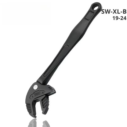 Heavy-Duty Industrial Crab Claw Wrench - Quick-Adaptive Ratchet, Wide Jaw Adjustable Tool for Automotive Repair, Plumbing