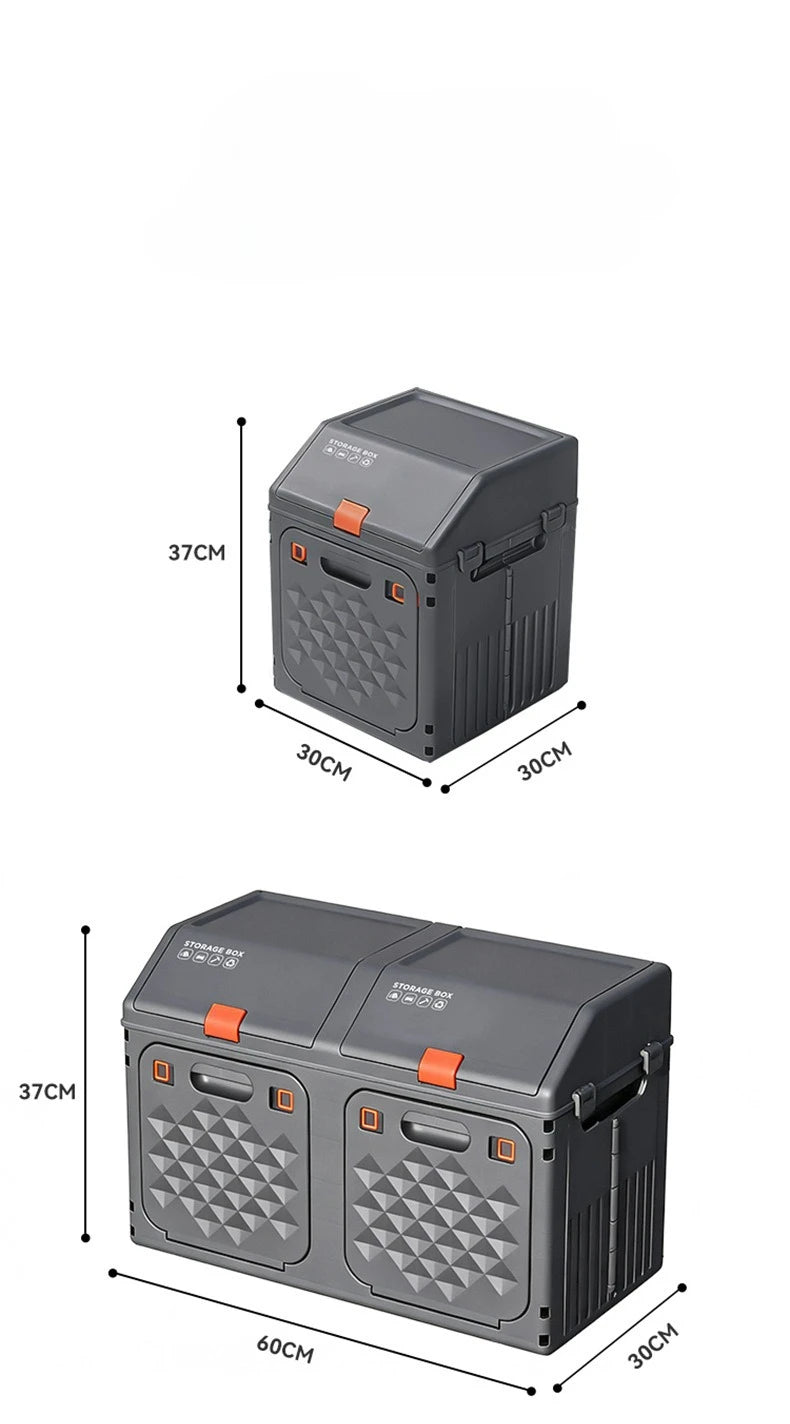 Bevel Car Trunk Storage Box Outdoor Camping Box Foldable Storage Box Camping Finishing Box