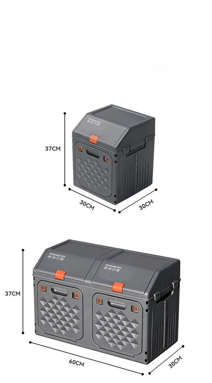 Bevel Car Trunk Storage Box Outdoor Camping Box Foldable Storage Box Camping Finishing Box