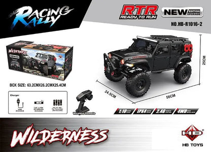 New 1/10 HB R1011 RTR Remote Control Vehicle 2.4G Full Proportional Rock Crawler LED Light 4WD Off-Road Climbing Car Toys Gifts