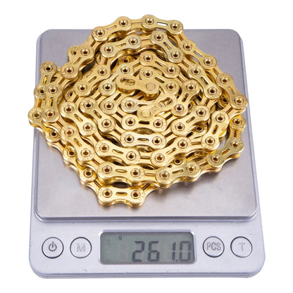 ZTTO MTB Road 10 Speed Bike Chain Silver Gold Rainbow SL SLR 10s Bicycle Power Lock High Quality 116 Links 10v Current