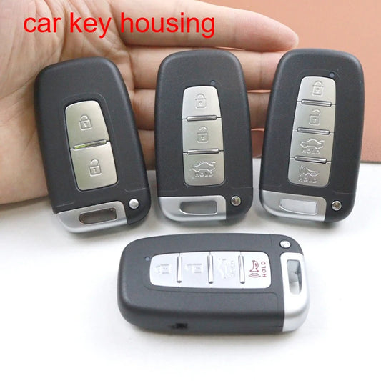 Car Key Fob Shell Case Housing for Hyundai/Kia K2 K5 I45 Ix35 Genesis Equus Veloster Tucson Sonata Elantra Soul Sportage Sorento