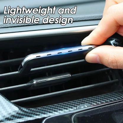 Car Aroma Diffuser Invisible Toggle Fragrance Strip Solid Balm Freshener Odor Eliminator Air Vent Clip Car Decoration Accessorie