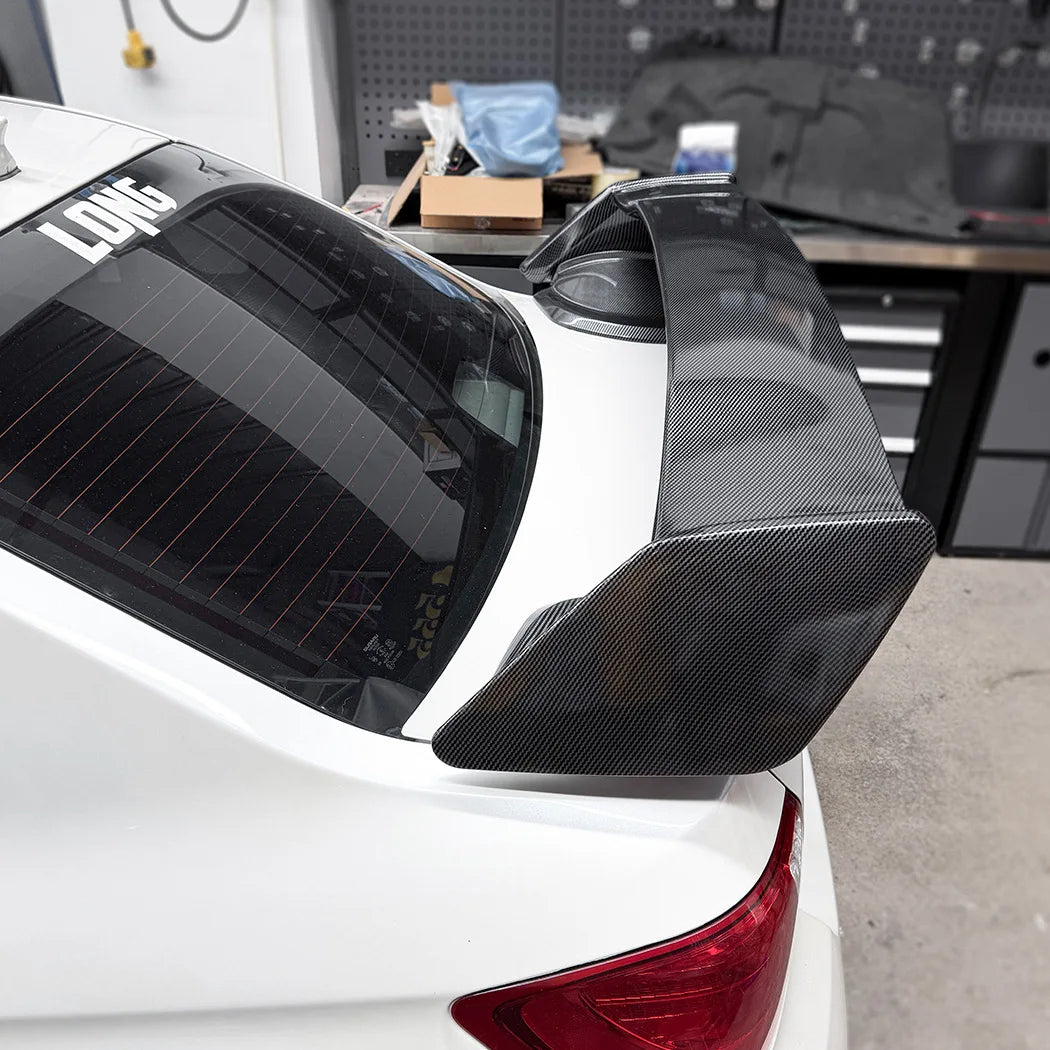 Car Rear Trunk Wing For Subaru Impreza WRX STI 2008 To 2014 Spoiler Tail Fin Decoration Body Kit Accessories Tuning Exterior