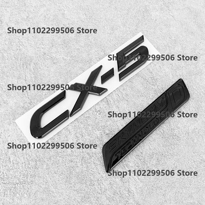 SKYACTIV Technology D  For Mazda 2 3  6  CX-5 CX-3 CX-8 CX-9 diesel version black Rear Trunk Tail Logo Sticker Emblem Decal