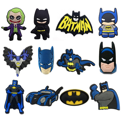 9-100Pcs Hot Toys Cartoon Shoe Charm Accessories DIY Clog Sandal Shoes Buckle Decorations Children Kids Party Gifts