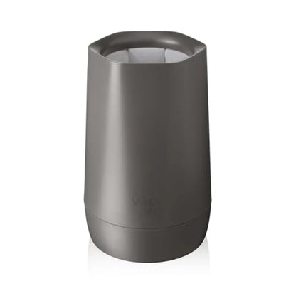 Wine Cooler Hexo Graphite Modern Active Wine Bottle Chiller with Removable Cooling Sleeve Geometric Design Reusable, Ice-Free C