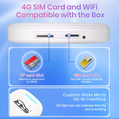 3 in 1 Android15 Wireless Car Carplay Wireless Android Auto MMB MAX Smart Box QCM6350 8-Core GPS WiFi 4G SIM AI Box For Youtube
