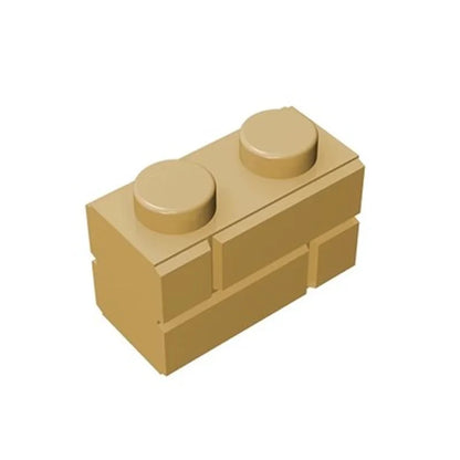 600pcs Bricks Parts DIY 98283 1x2 Checkered Brick Wall Brick Parts Compatible Educational Building Blocks Parts Toys