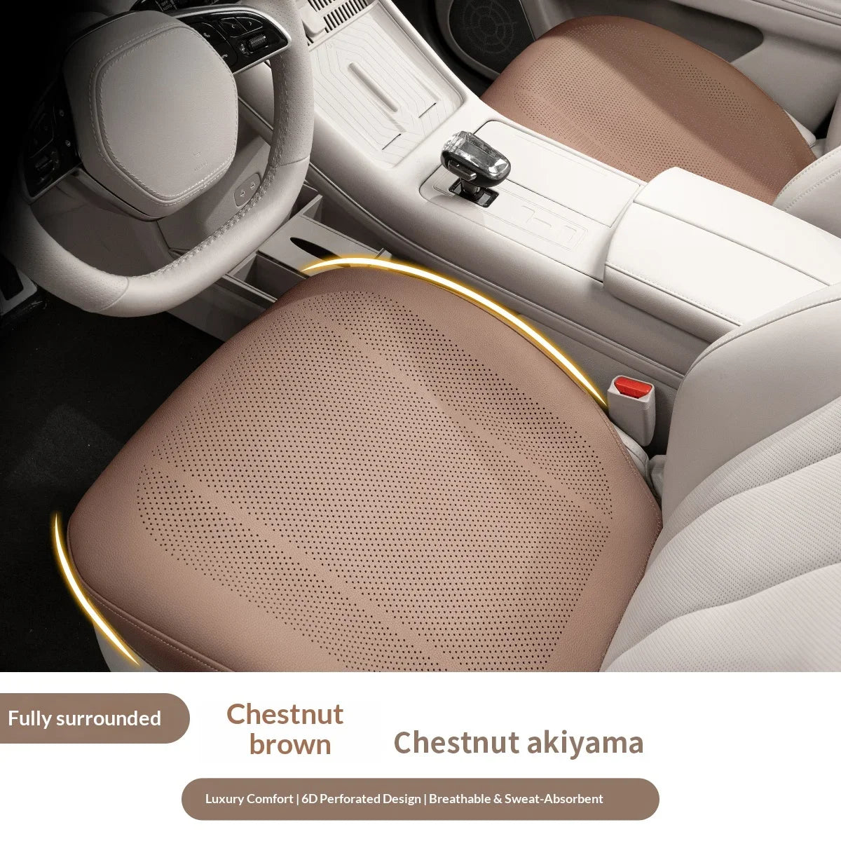 Universal High-End Summer Thin Car Seat Cushion Set for Four Seasons Interior Ventilation And Breathability