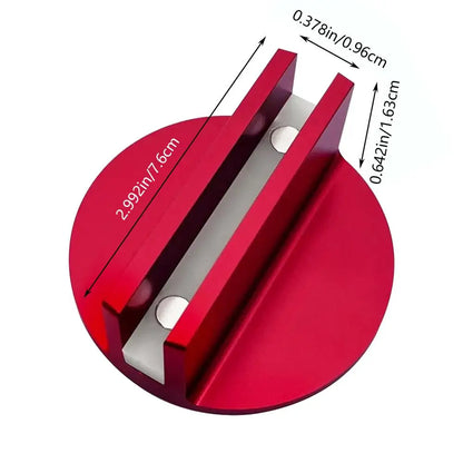 General Magnetic Jack Pad Magnetic Jack Pad Adapter Aluminum Slotted Jack Puck Pinch Weld Grooved Frame Rail Adapter