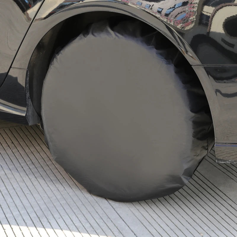Car Tire Covers  Set Sun Protection Aging Dog Urine SUV RV Tire Protection Cover Automotive Replacement Accessories