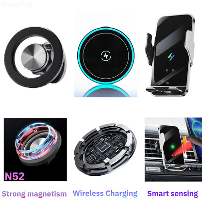 For Mercedes-Benz GLC X253 2016-2020 2021 2022 Special Car Phone Holder Base Wireless Charging Holder Car MagSafe Holder Charger