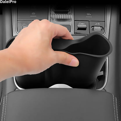 For BYD Sealion 07 2024 2025 Armrest Storage Box Center Console Layered Storage Box Cup Holder Modification Interior Accessories