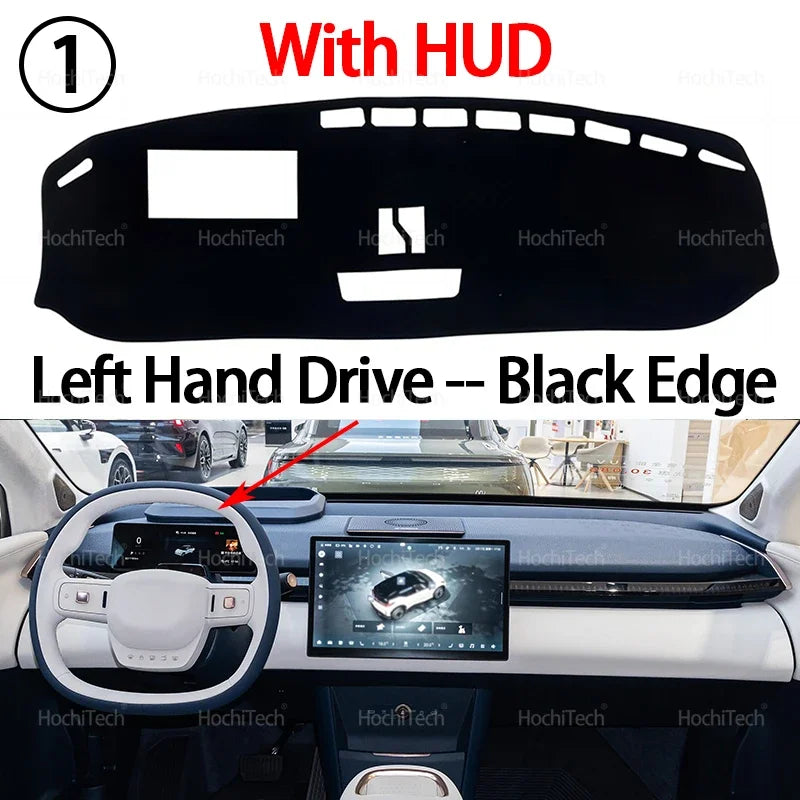 Car Dashboard Cover Dash Mat for Zeekr X 2024 2025 2026 MK2 Pad Sunshade Cushion Sunshield Nonslip Anti-UV Accessories