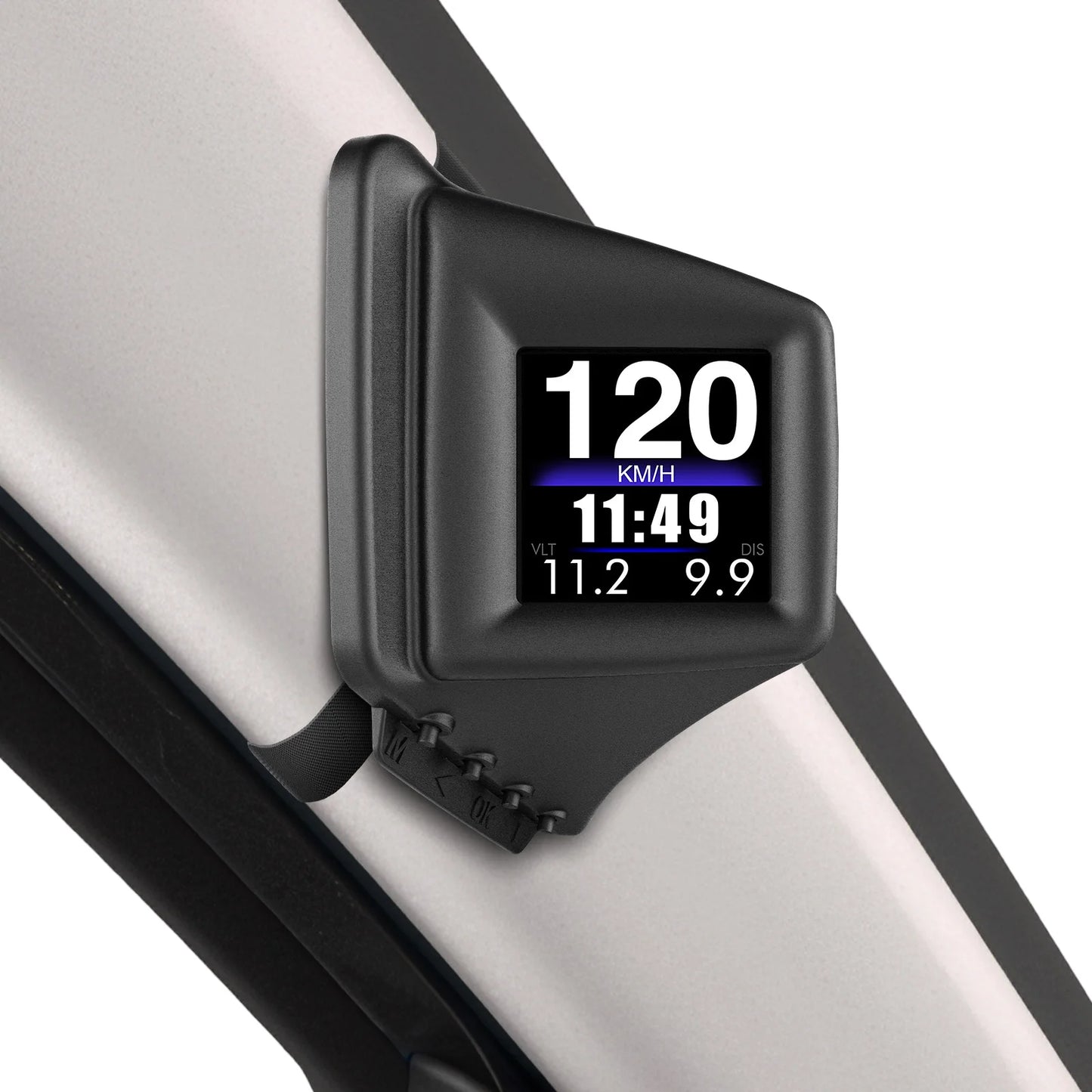 OBD2+GPS New Multi-function HUD Gadget On-board Computer A-pillar Trim Install RPM Turbo Oil Pressure Water Temp GPS Speedometer