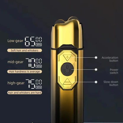 Kemei TX10 Electric Shaver Hair Rechargeable Facial & Beard Foil Razor For Men Bald Head Shaving For Men Machine Barber