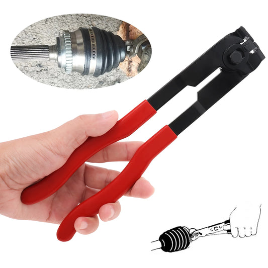 Dust Cover Clamp Heavy Duty CV Boot Clamp Pliers Joint Tool for Most Cars ATV with 20 Adjustable Crimp Bands Anti Slip Handle