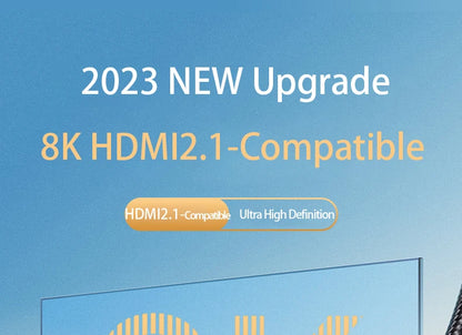 HDMI-Compatible 2.1 Cable Ultra High-speed 8K/60Hz 4K/120Hz For Xiaomi Mi XBox PS5 HDR10+ Dolby Vision 48Gbps HDMI-Compatible 8K