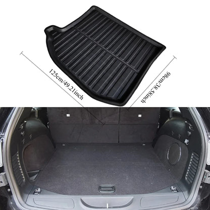 Car Trunk Mat for Jeep Grand Cherokee WK2 2011~2022 2012 Luggage Cargo Pad Liner Boot Cover Part Carpet Accessories