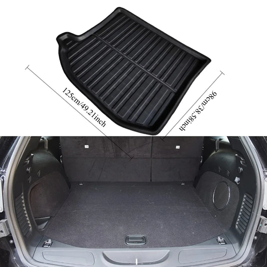 Car Trunk Mat for Jeep Grand Cherokee WK2 2011~2022 2012 Luggage Cargo Pad Liner Boot Cover Part Carpet Accessories