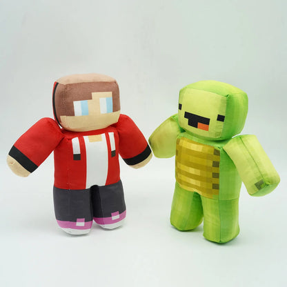 Jj And Mikey Plush Toys New Soft Stuffed Cartoon Game Figure Collectible Doll Home Decor Gift For Game Fans