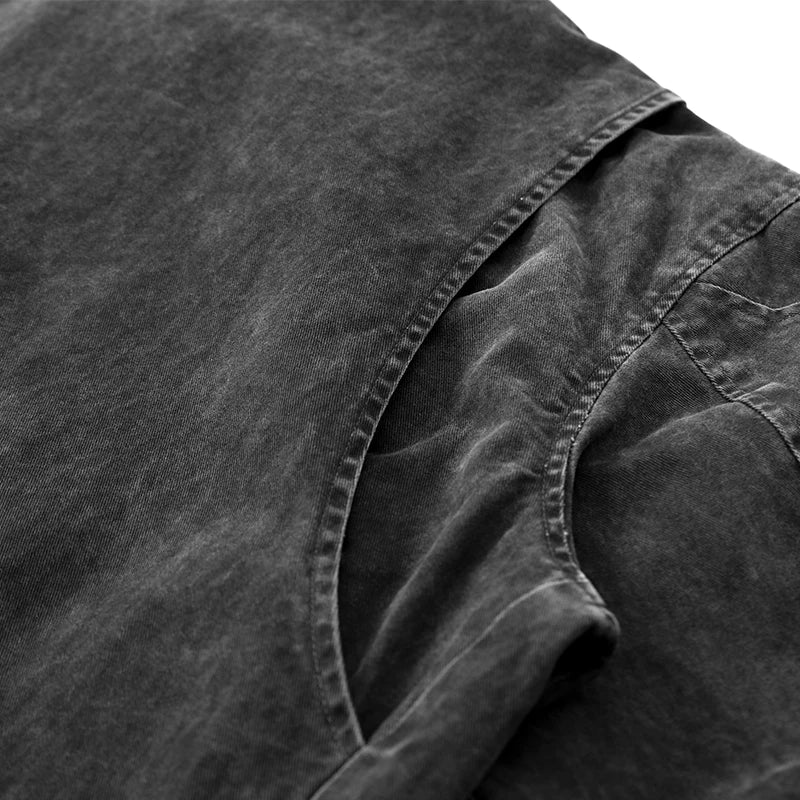Oversize Loose Men's Denim Jacket Autumn 100% Cotton High Quality Casual Coats Fashion Hip-Hop Rock Streetwear Comfort Outerwear