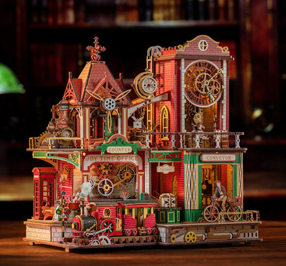 New DIY Big Doll House Wooden Miniature Kit Furniture Litht Dollhouse Furniture Handmade Case Model Assembly Toys Birthday Gifts