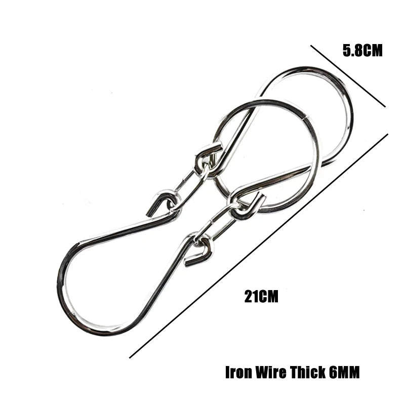Creative Horseshoe Puzzle Lock Classic IQ Metal Brain Teasers Magic Rings Puzzles Game For Adults Children Unique Gift