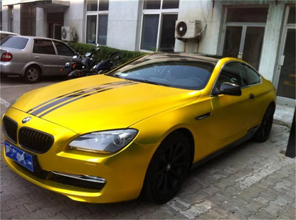 Multiple Colors Ice Metallic Matte Chrome Vinyl Car Wrap Film with Air Release Satin Car Stickers Foil