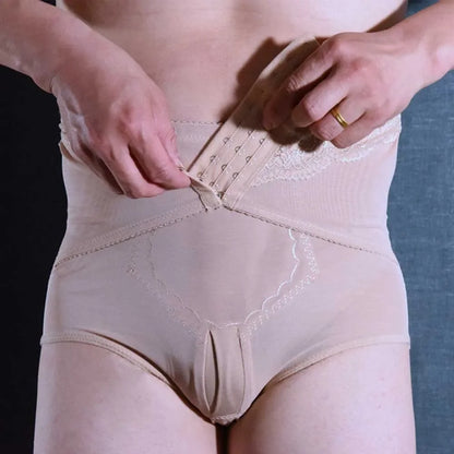 Men Body Shapers Slimming Underpants Waist Trainer Corset Modeling Waist Control Panties Underwear Slimming Strap Belt Shapewear