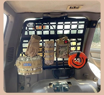 Rear Trunk Cargo Rack Shelf Storage Organizer Hanging Board Molle Panel For Mitsubishi Pajero V21 V31 V33 1991-1999 Car Styling