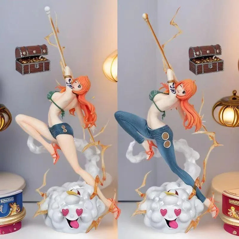 In stock 30cm One Piece Anime Figure Nami Action Figurine Hentai Pvc Statue Model Room Collection Decoration Toys Ornaments Gift