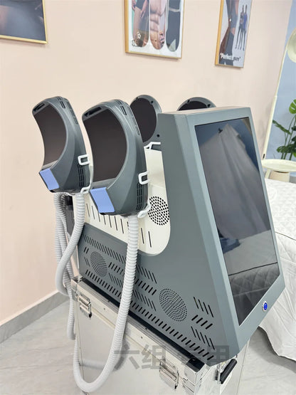EMS Body Sculpting Machine Fat Weight Loss 15 Tesla 5 Handles Muscle Stimulator RF Sculpting Slimming Electromagnetic