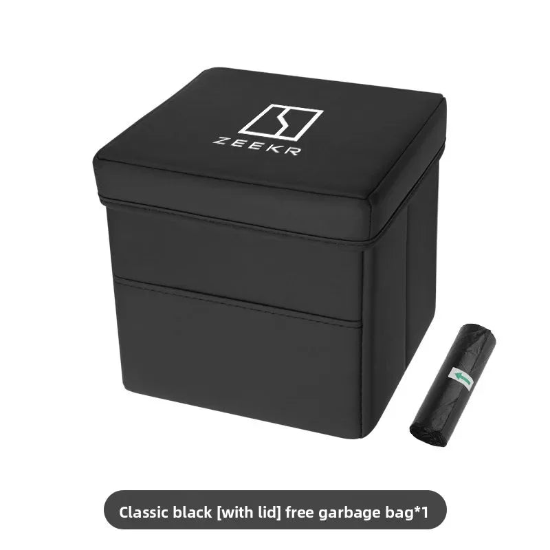 Suitable for ZEEKR 007gt 7X zeekr 001 009 Zeekr 9x mix car trash can and folding storage box for car interior