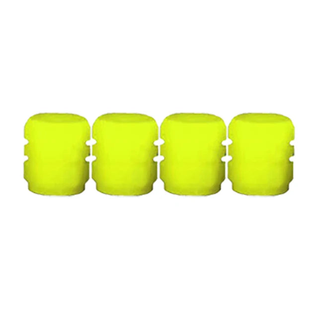20Pcs Luminous Tire Valve Caps Car Fluorescent Tyre Valve Stem Caps Cover Night Glowing Bike Motorcycle Car Wheel Decoration